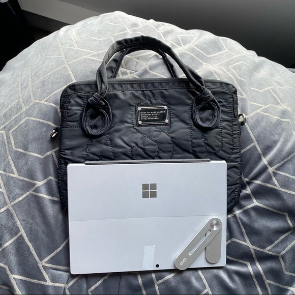 MARC BY MARC JACOBS Quartz Black Nylon 13” Laptop Bag (No strap) - Picture 3 of 5